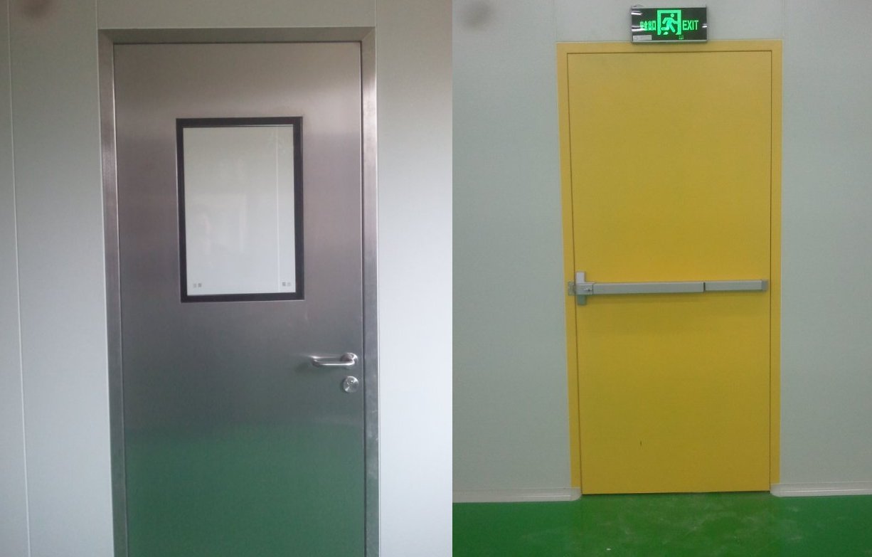 手工彩鋼板配套鋼制門窗施工案例