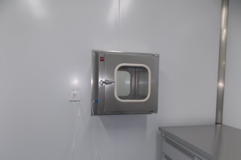 不銹鋼傳遞窗施工案例